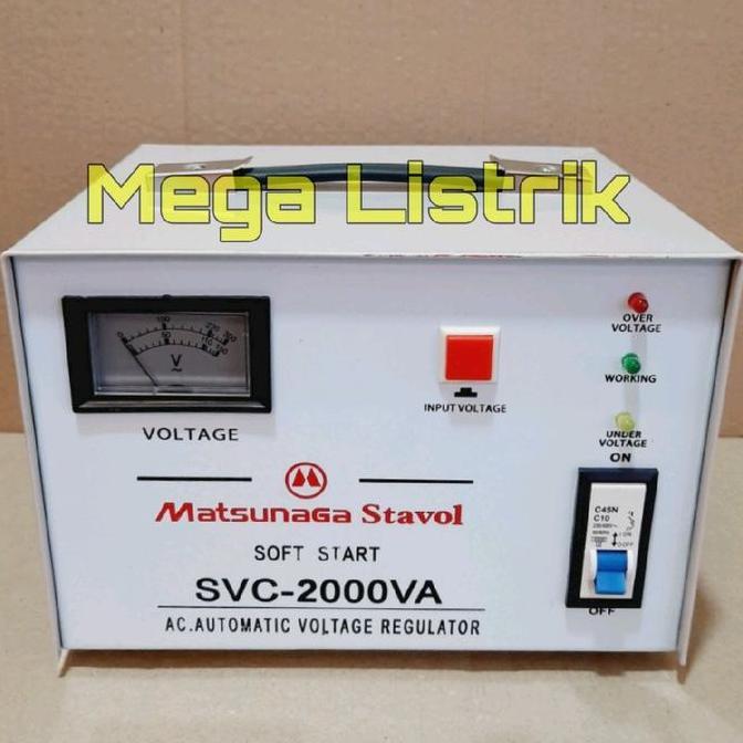 Stavolt Matsunaga Svc 2000 Va / Stabilizer Matsunaga 2000Watt