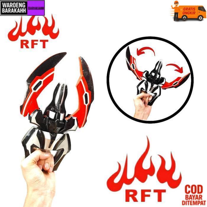 Premium Senjata Pedang Ultraman Orb Suara Lampu Dx Geed Claw Free Baterai 9563