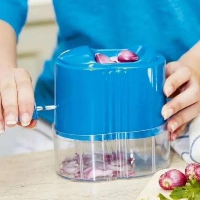 Alat Perajang Bawang Bawang Merah Manual Onion Slicer Praktis