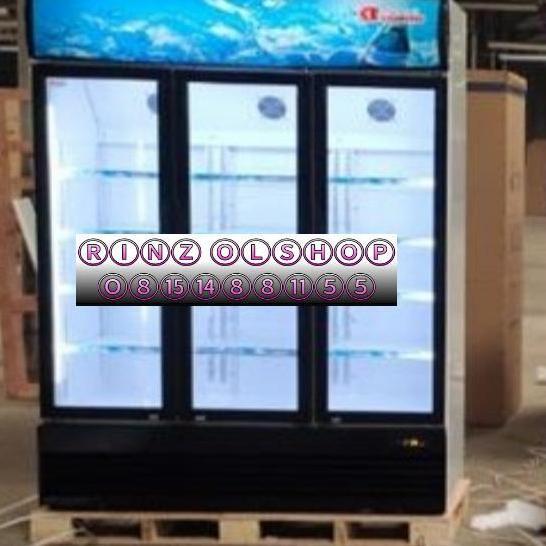 SHOWCASE DAIMITSU DISC-1080 DISPLAY COOLER 3 PINTU DISC1080