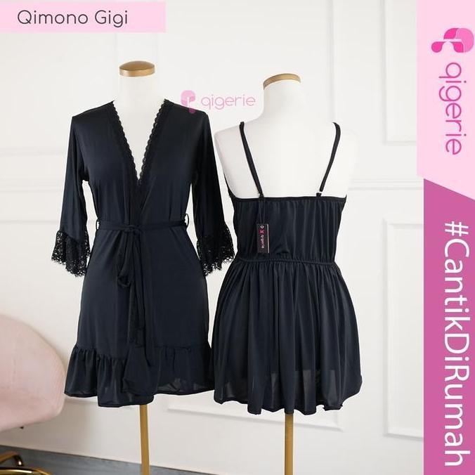 Gigi Qigerie | One Set Kimono | Baju Tidur Kimono Sexy
