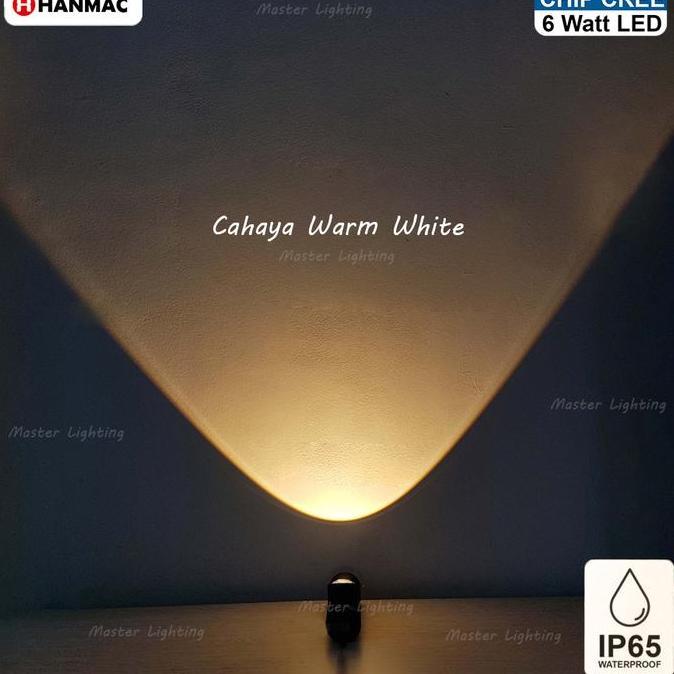 H257 Lampu dinding led 6w taman pilar sorot waterproof outdoor