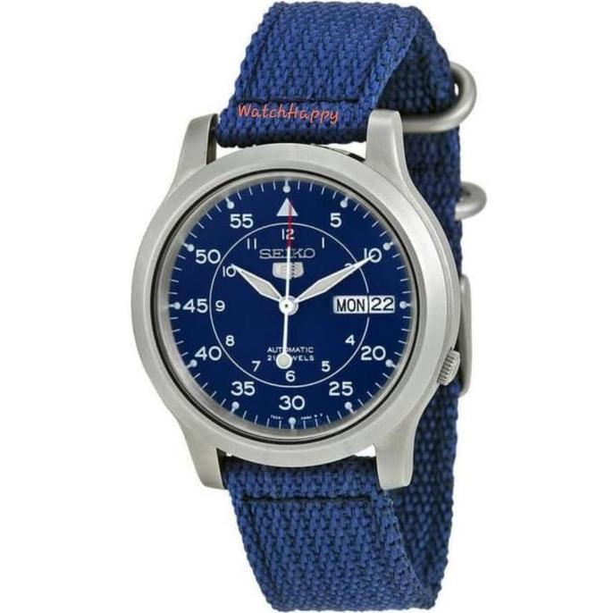 Seiko 5 SNK807 SNK SNK807K2 SNK807K Unisex BlueDial NavyStrap Original