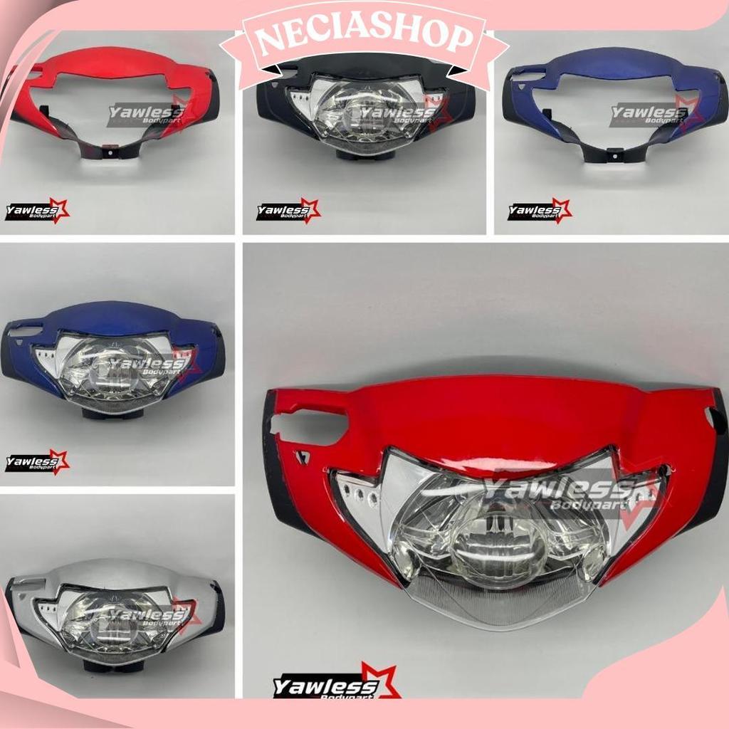 Batok Supra X 125 Lama 2005 - 2007 + Reflektor Supra X 125 Warna Hitam Merah Biru Ori