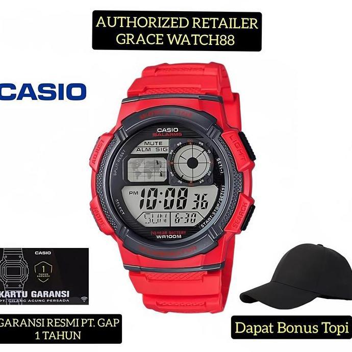 Jam tangan Casio original Ae-1000w-4avdf / Casio ae-1000w