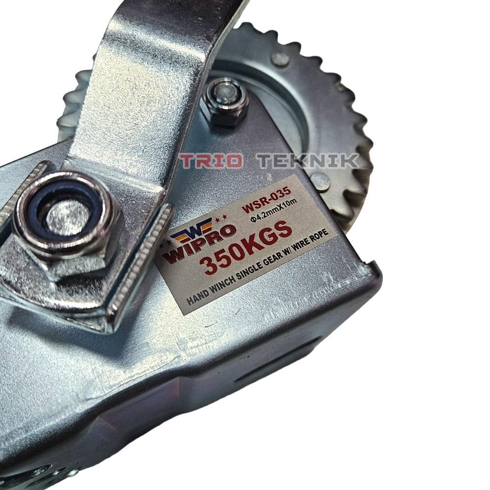 Katrol Manual Hand Winch 350kg Wipro WSR-035 Katrol