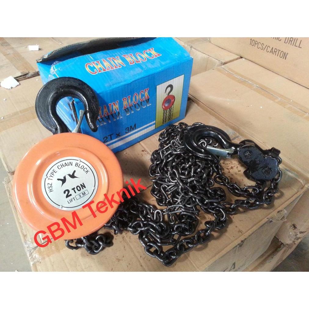 Chain Block/Takel Katrol Kerekan Kapal Tipe HSZ Katrol