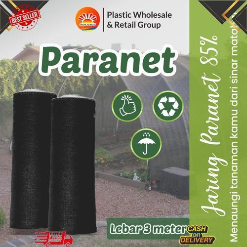 GROSIR Paranet tanaman/Jaring paranet 85% Rajut segitiga Lebar 3 Meteran Ecer