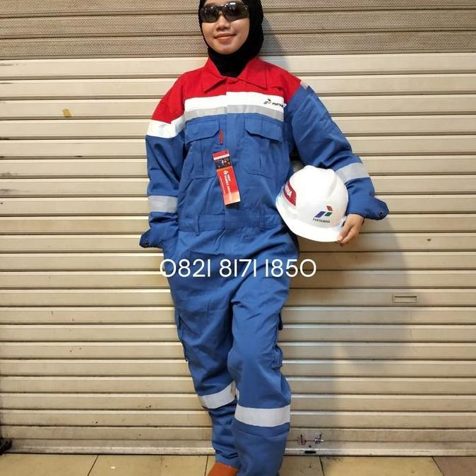 Promo Wearpack Coverall Nomex Iiia/Terusan Seragam Proyek Pertamina Anti Api Cod