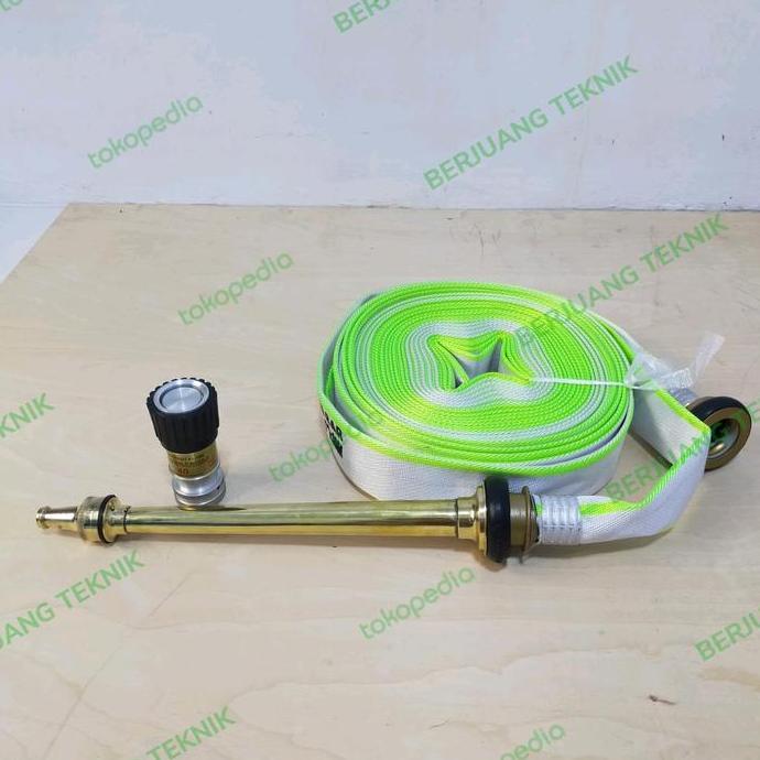 Promo Paket Jet Nozzle Sprayer Pemadam Dan Selang Pemadam Kebakaran 1,5 Inch Cod