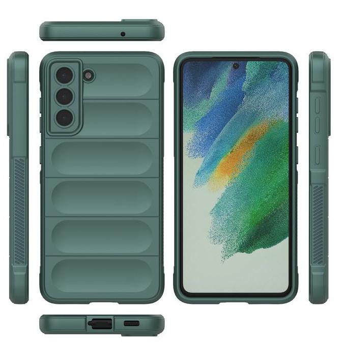 DB12>> Samsung S21 FE - S21FE - Magic Shield Premium Silicone Armor Case