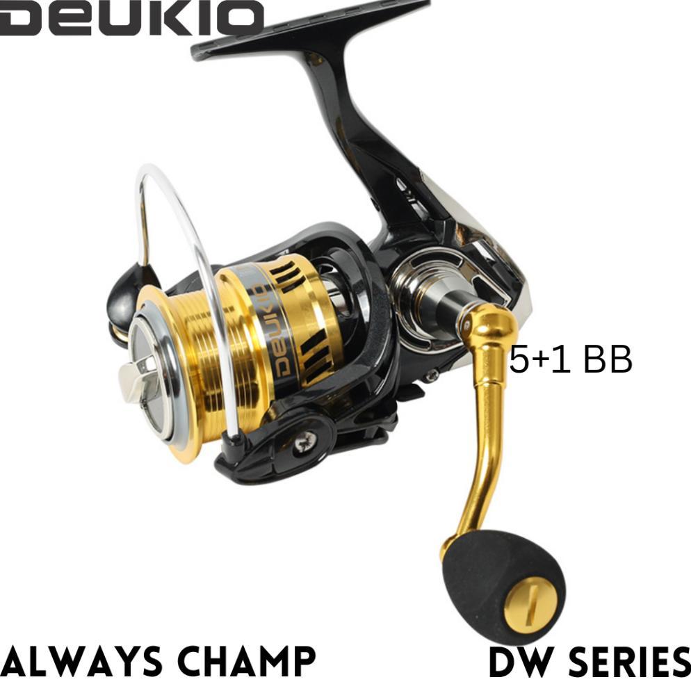 Reel Spinning Metal Premium Tangguh DEUKIO DW Seri 2000 - 3000 Katrol