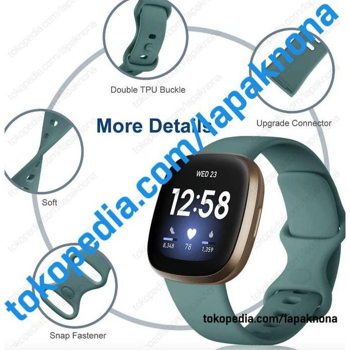 AUTUMN Strap Fitbit Versa 4 / 3 - Sense Watch Tali Jam Silicone