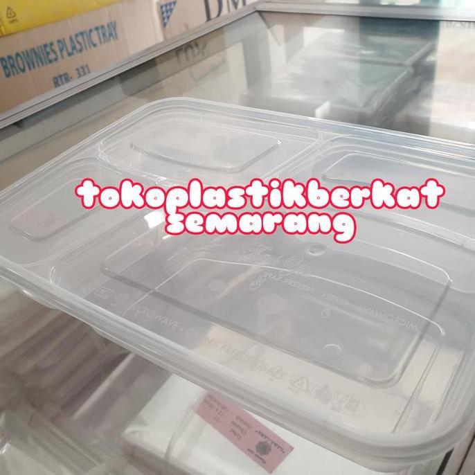 PALING LARIS thinwall bento sekat 4 / thinwall sekat