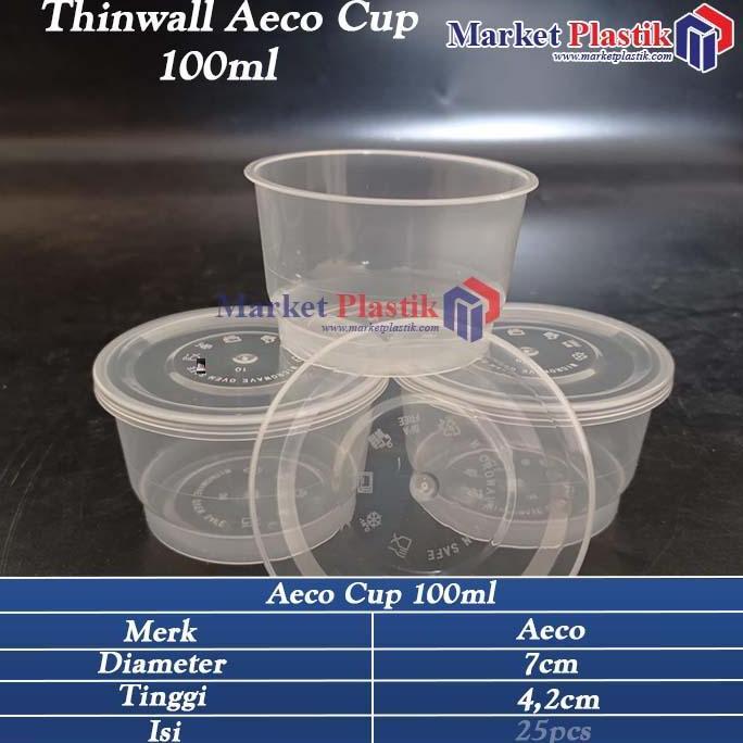 Cup Sambal / Thinwall Aeco Cup / Aeco Cup 100ml