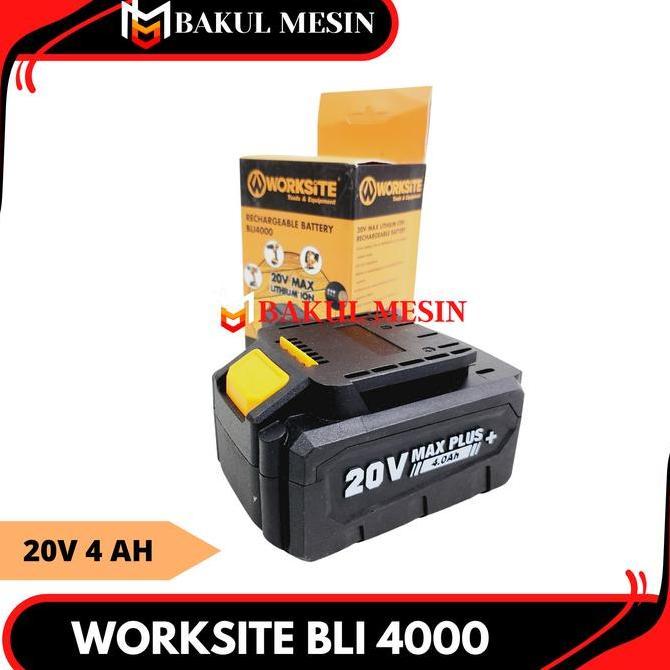CHRYSAN WORKSITE BLI4000 BATERAI BATTERY CORDLESS WORKSITE 4.0AH BLI4000