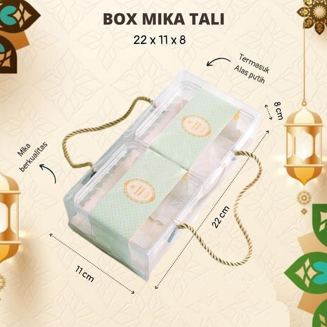 Box Mika Tali 22x11x8 cm / Box Bening