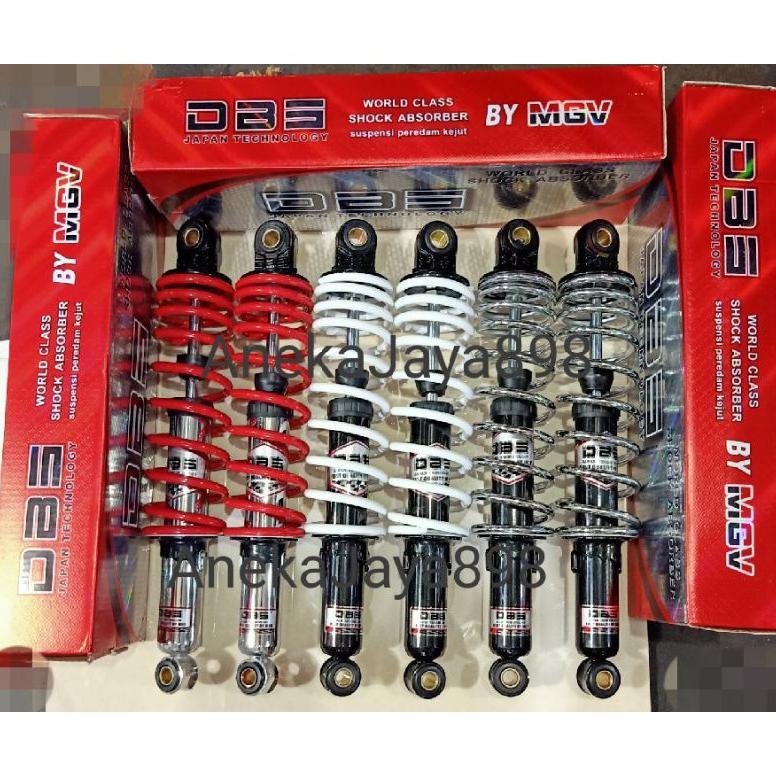 Shock DBS Supra Revo Karisma Jupiter grand Vega Smash SP Merah Putih Chrome kuning hitam 280 320 340