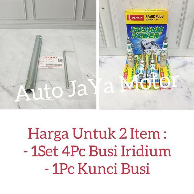 Busi Iridium + Kunci Busi All New Avanza Xenia Veloz 2012-2014 1Set Hemat