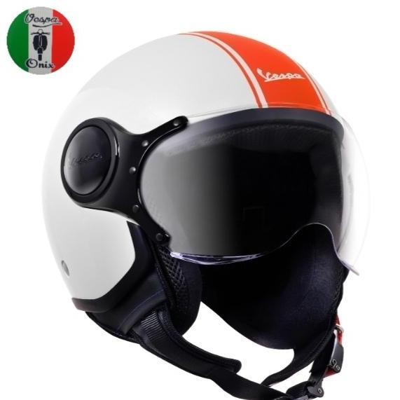 HELM COLOR BASED WHITE INOCENZA HELM VESPA MATIC ORIGINAL