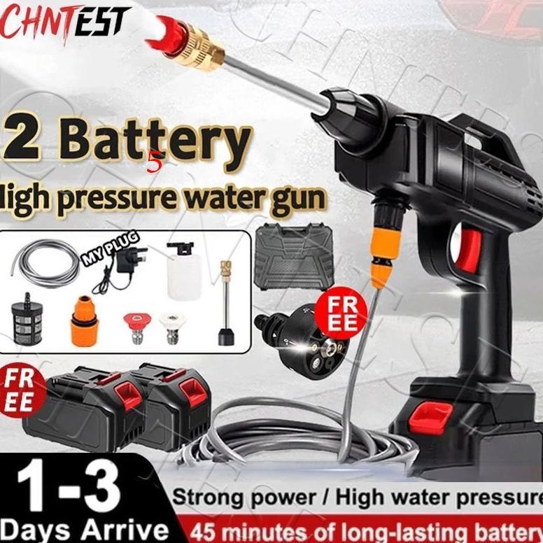 CHNTEST 2 Bateraiy Jet Cleaner Mesin 999VF 180Bar Cuci Mobil Peralatan Mesin Cuci Mobil Jet Cleaner 