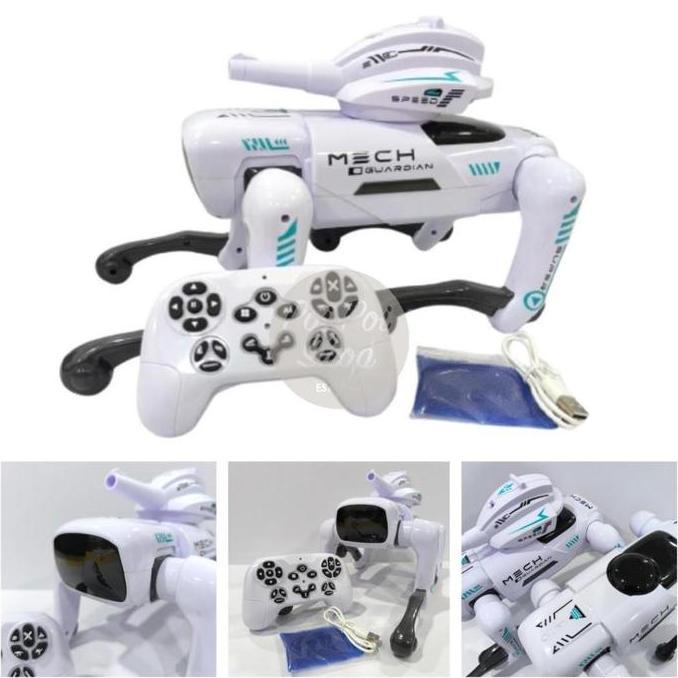 `````````] Mainan Robot Anjing Dog RC Joget Unitree Mechdog Tembak Mainan Edukasi Anak Turret Robodo