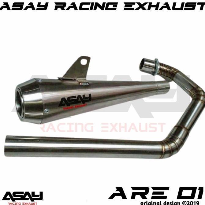 Knalpot racing kawasaki w175 original asay are1 Original