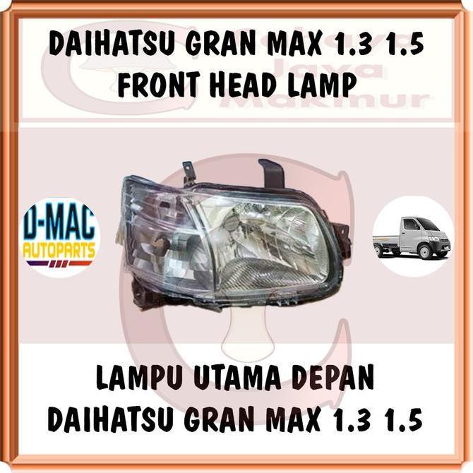 PCS Lampu Depan Besar Utama Head Lamp Daihatsu Grand Gran Max Granmax 1.3 1.5 Pick Up Minibus Statio