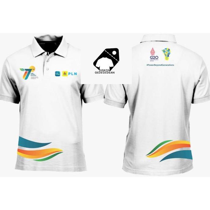 DT83 >> KAOS PLN HUT 77 - Kaos Polo PLN 77 - Kaos Kerah PLN 77
