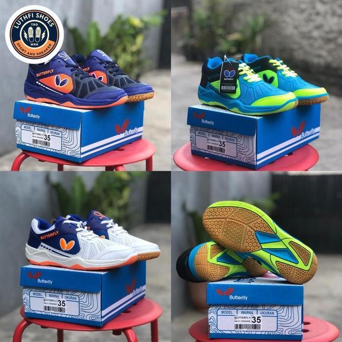 BEBAS ONGKIR - Sepatu Badminton Anak Sepatu Bulutangkis Anak Sepatu Badminton 33-37
