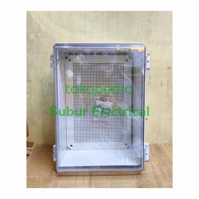 Promo Junction Box Clear Distribution Box 2535( 250X350X150) Transparan Cantelan Gembok Junction Box