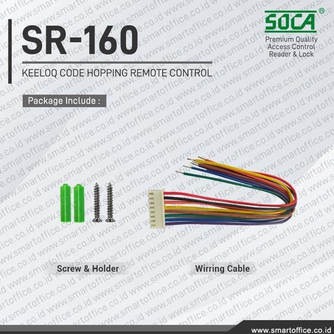 Promo Soca Keeloq Code Hopping Remote Control, 2 Remote, Sr160 Cod