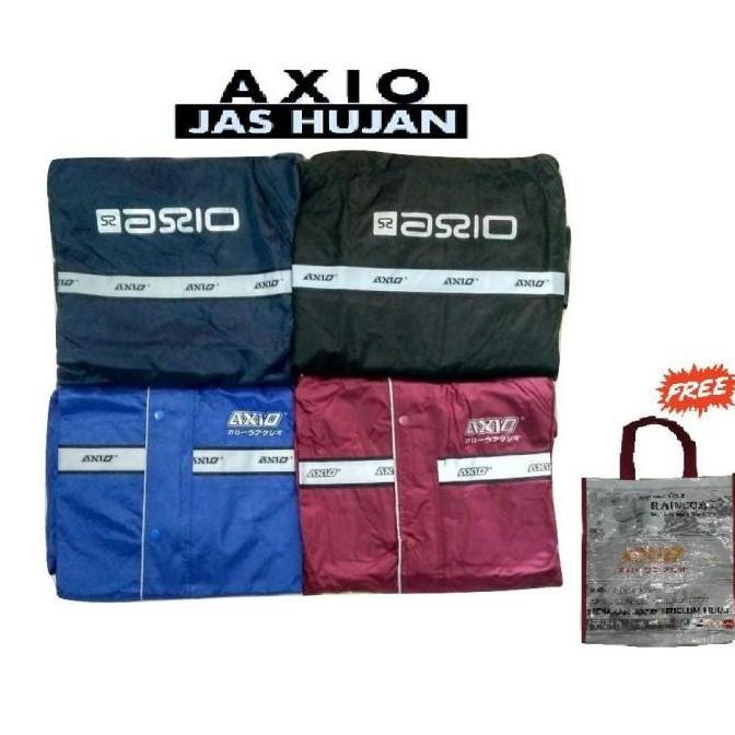 JAS HUJAN AXIO JAKET HUJAN AXIO ORIGINAL FREE TOTEBAG AXIO PRIA WANITA