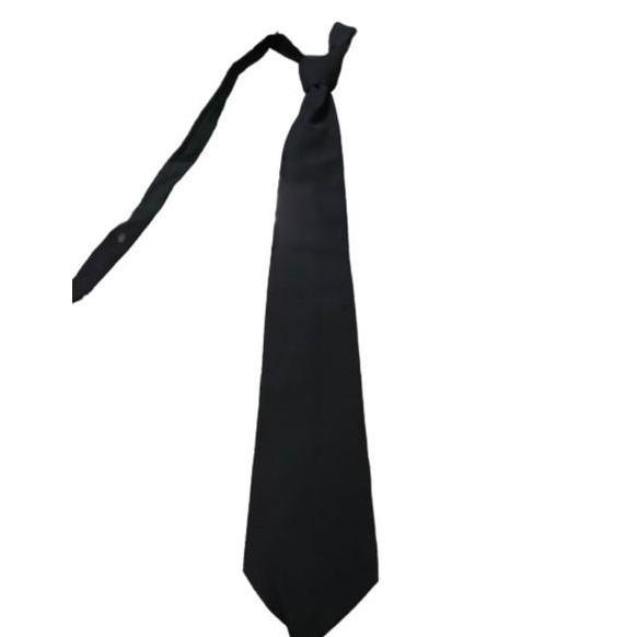 Dasi Hitam Polos/Dasi Kerja Pria Wanita/Dasi MagangDasi Sekolah Hitam