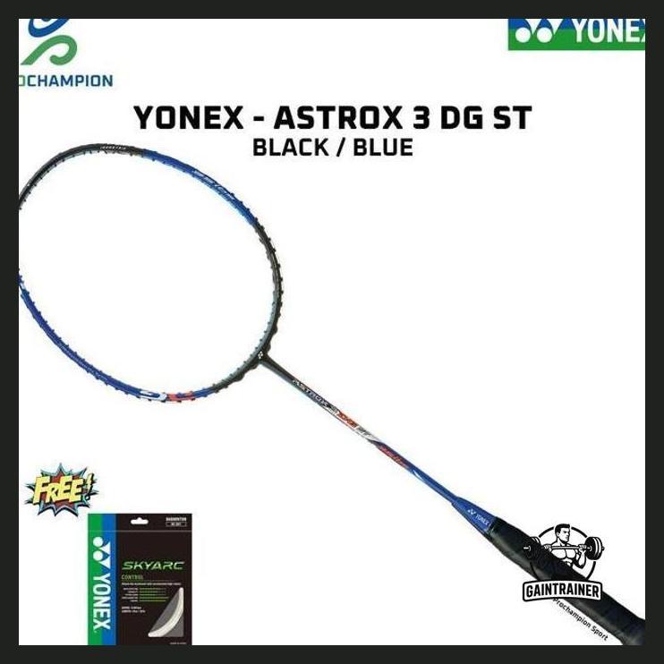OLAHRAGA - TERBARU RAKET BADMINTON ASTROX 3 DG ST 3DG ST 3DGST BLACK BLUE PRIVASI AMAN