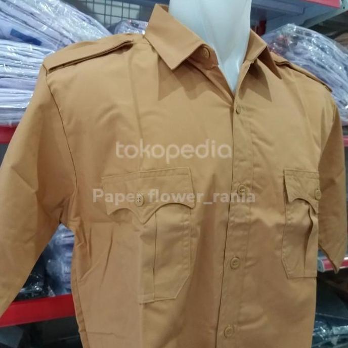 Baju Pramuka SMA / Seragam Baju Pramuka SMP / SMA Lengan Pendek