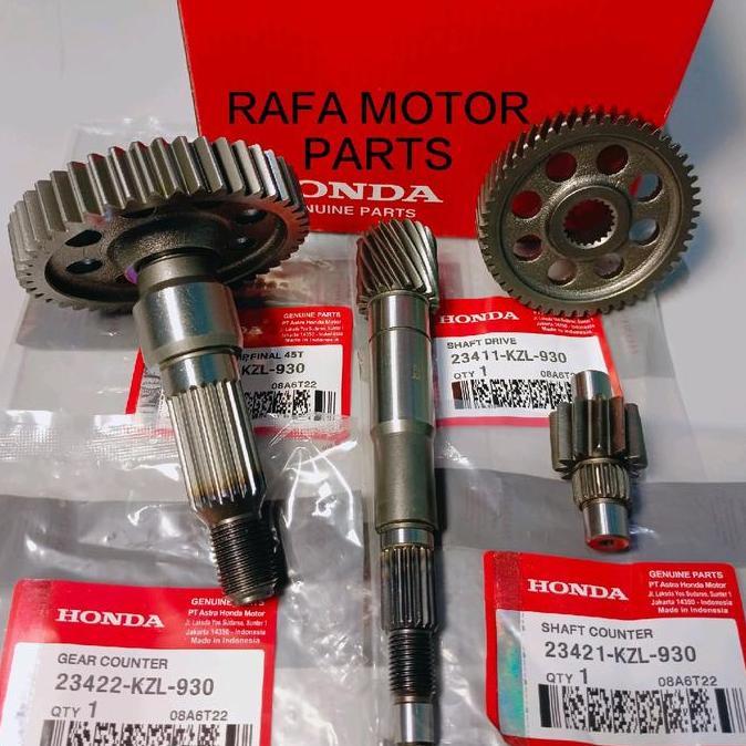 Gigi Rasio Set KZL Gear Rasio Beat Fi (Stater Kasar) Scoopy fi Spacy Fi Vario 110 Fi ORI