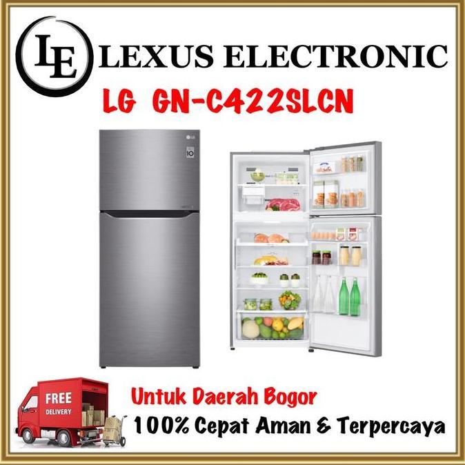 BEBAS ONGKIR - KULKAS 2 PINTU MURAH | KULKAS LG | GN-C422SLCN | GNC422SLCN | GNC422