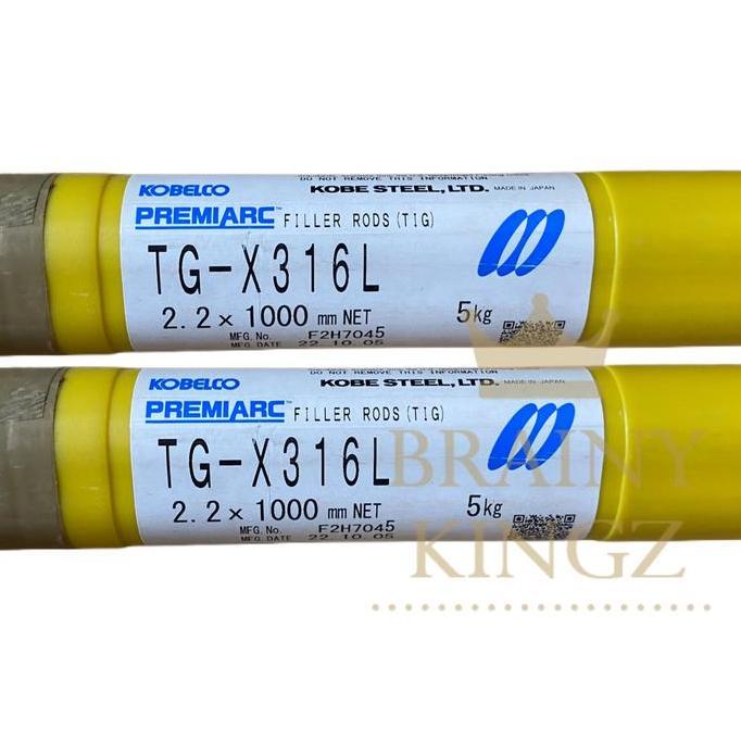 Promo Kawat Las Kobe Tgx-316L 2.2Mm Kobelco Tgx 316L 2,2Mm R316Lt1-5 (5 Kg) Cod