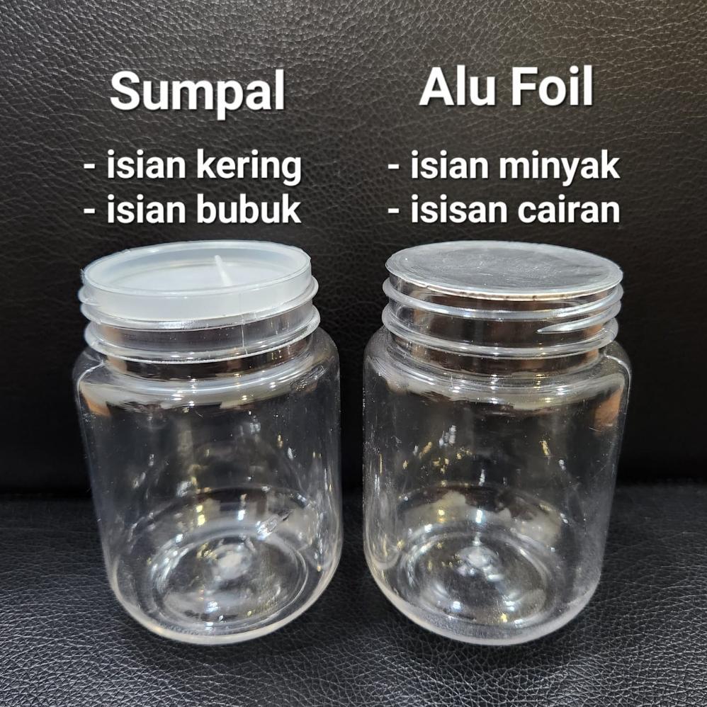 Bisa Cod Paket Lengkap  Toples Sambal 150Ml + Segel Alu 51Mm + Segel. Pcvc 5,5Cm ||