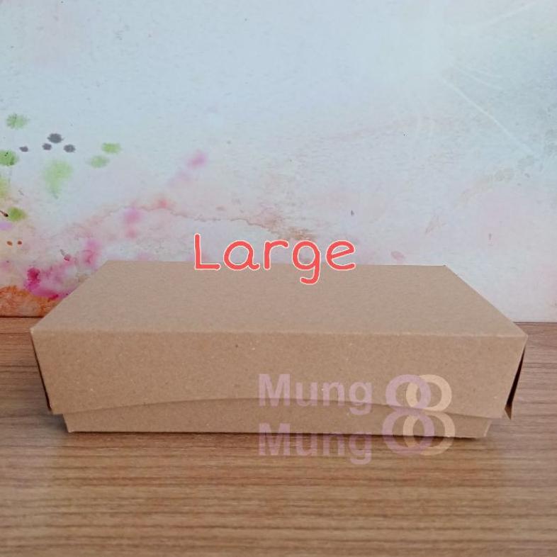 Bisa Cod Paper Lunch Box Laminasi / Kraft Lunch Box Laminasi ||