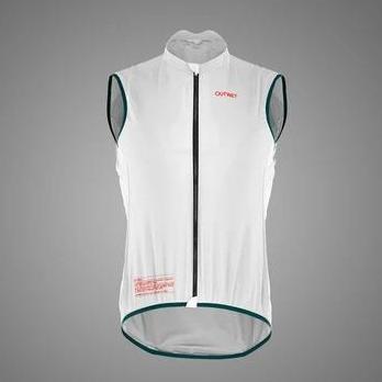 TERLARIS - Rompi Sepeda - Outwet Vest-WPT - White Red Logo