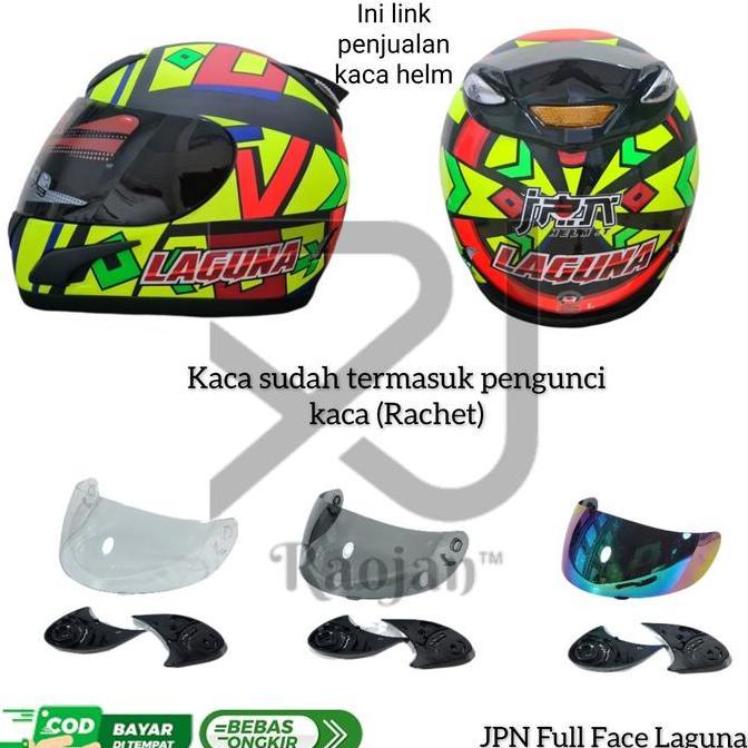 DI10 >> Kaca helm JPN Laguna Visor helm JPN Laguna Rachet
