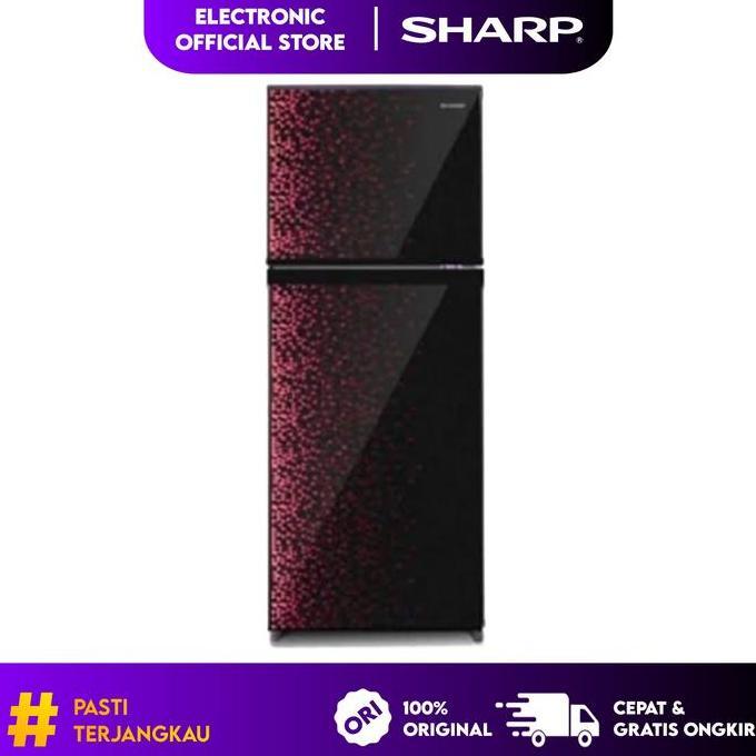 SHARP SJ-236-MG SJ 236MG GR/GB Kulkas 2 Pintu No Frost SJ 236 MG