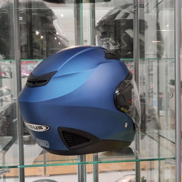 ZEUS ZS611 Z611 MATT BLUE HALF FACE