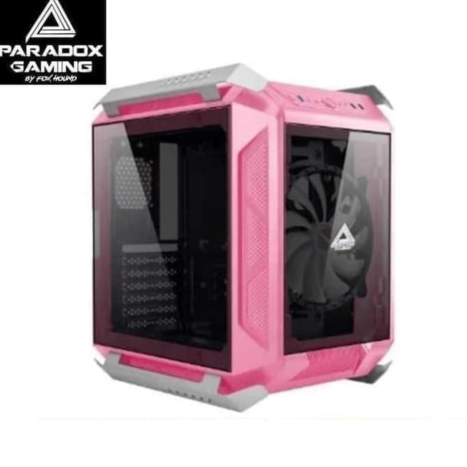 TERLARIS - Paradox Gaming Case Ravager Pink - ATX Tempered Glass