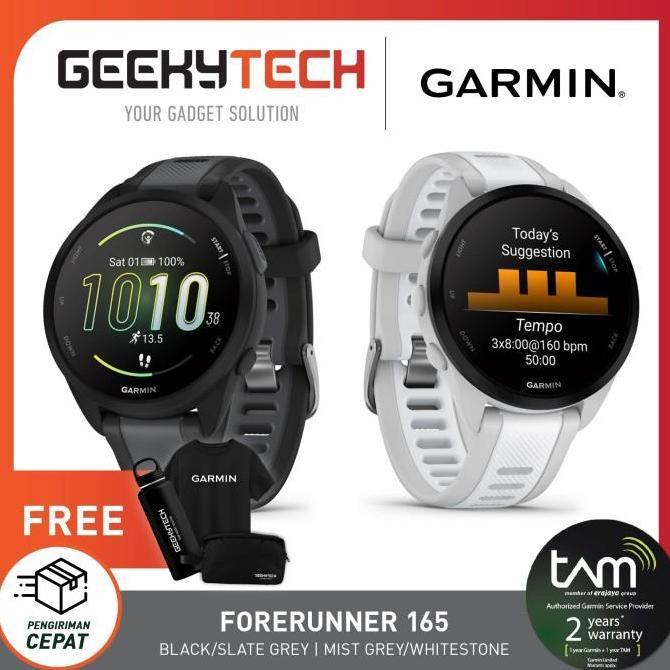 Garmin Forerunner 165 / FR165 Smartwatch / Running Watch - Resmi TAM