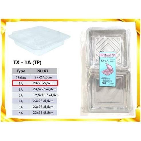 Mika Kue TX-1A Gajah - Mika Box TX 1A - ISI 50 PCS