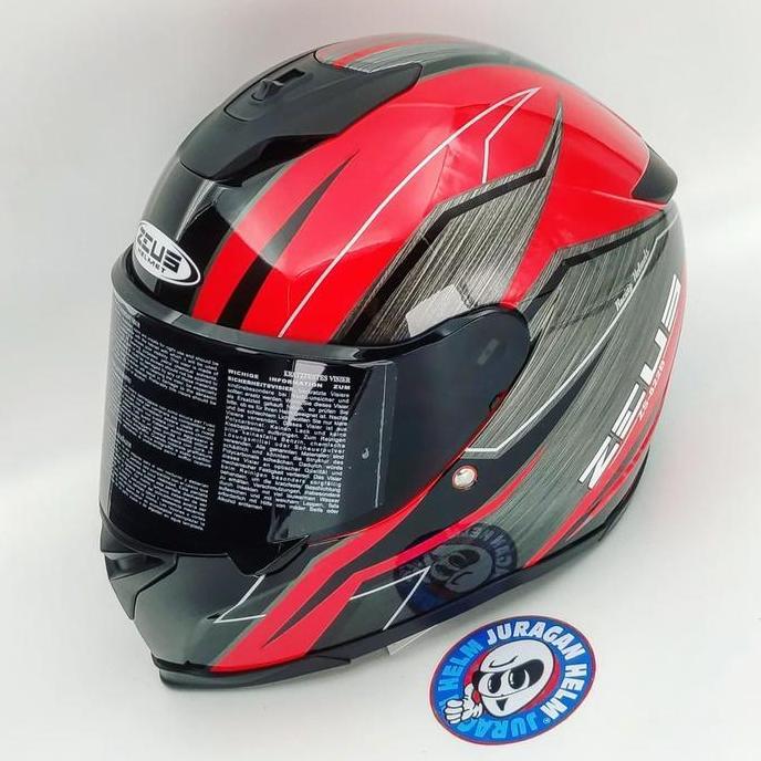 ZEUS ZS822B Z822B AO21 RED/BLACK FULL FACE