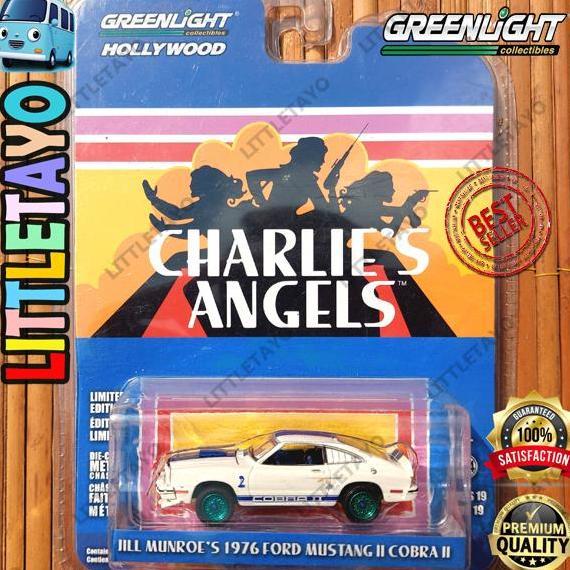 Greenlight Charlies Angels Jill Munroe's 1976 Ford Mustang II Cobra II Green Machine